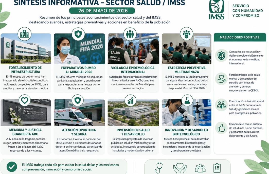La presidenta Claudia Sheinbaum resaltó avances en infraestructura hospitalaria